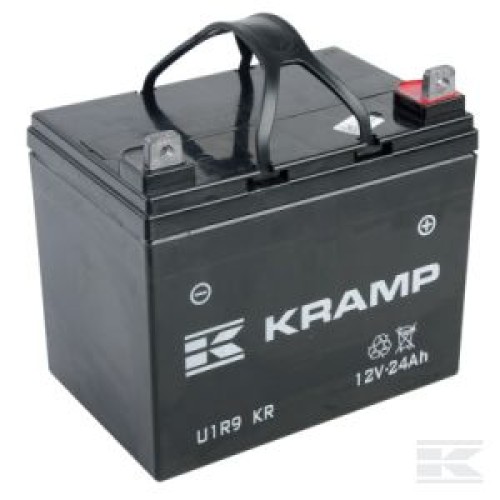 Accu 12v 24ah agm  u1r9kr past op meeste husqvarna rider modellen schakelschema 0