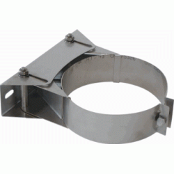 Metaloterm muurbeugel rvs 150mm verstelbaar  40mm MEMB150