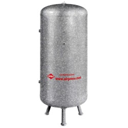 Airpress Persluchtketel 1500 l verticaal Galv - 16 bar