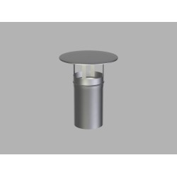 Metaloterm rookkap RVS MEMS 150mm standaard