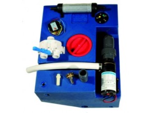 Allpa Vuilwatertank set 112 liter 12v met ingebouwde versnijdings­pomp