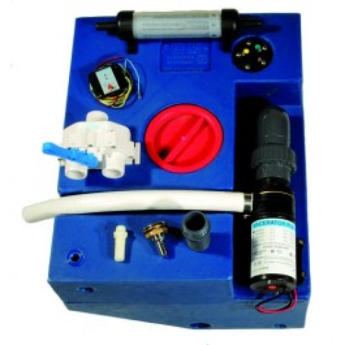 Allpa Vuilwatertank set 112 liter 12v met ingebouwde versnijdings­pomp