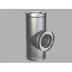 Metaloterm ATT 90 180 MM geisoleerd T stuk