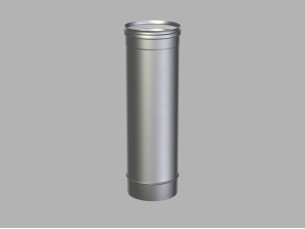 Metaloterm ME150MM-1000 lang rookgas buis rvs ME10015